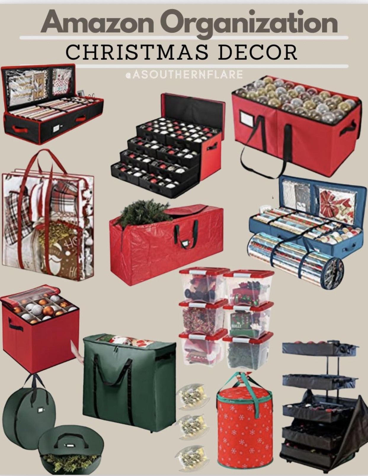 Holiday Decorations Storage

#LTKHome #LTKHoliday #LTKFindsUnder50