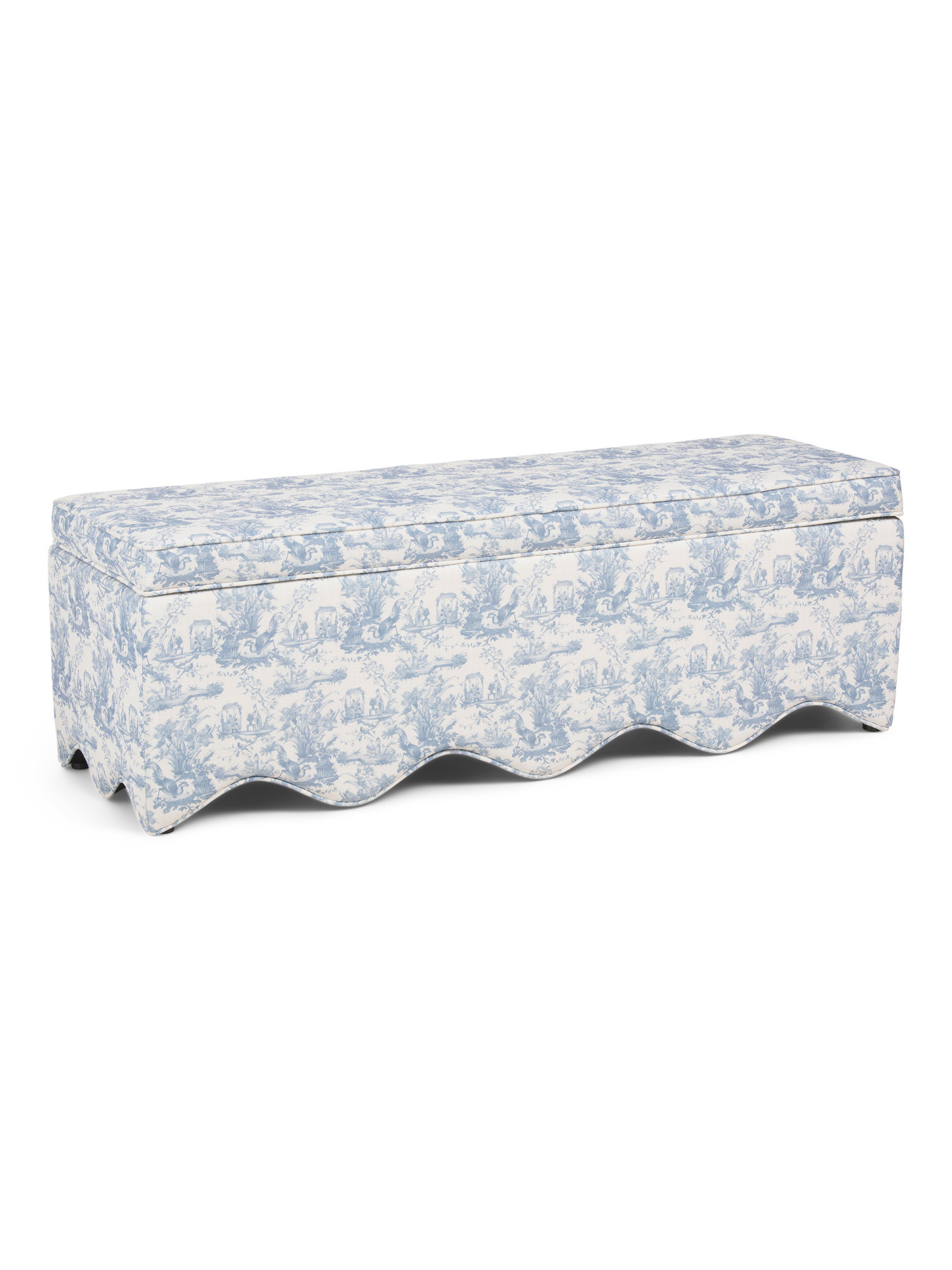 52x17 Scalloped Base Storage Bench | TJ Maxx