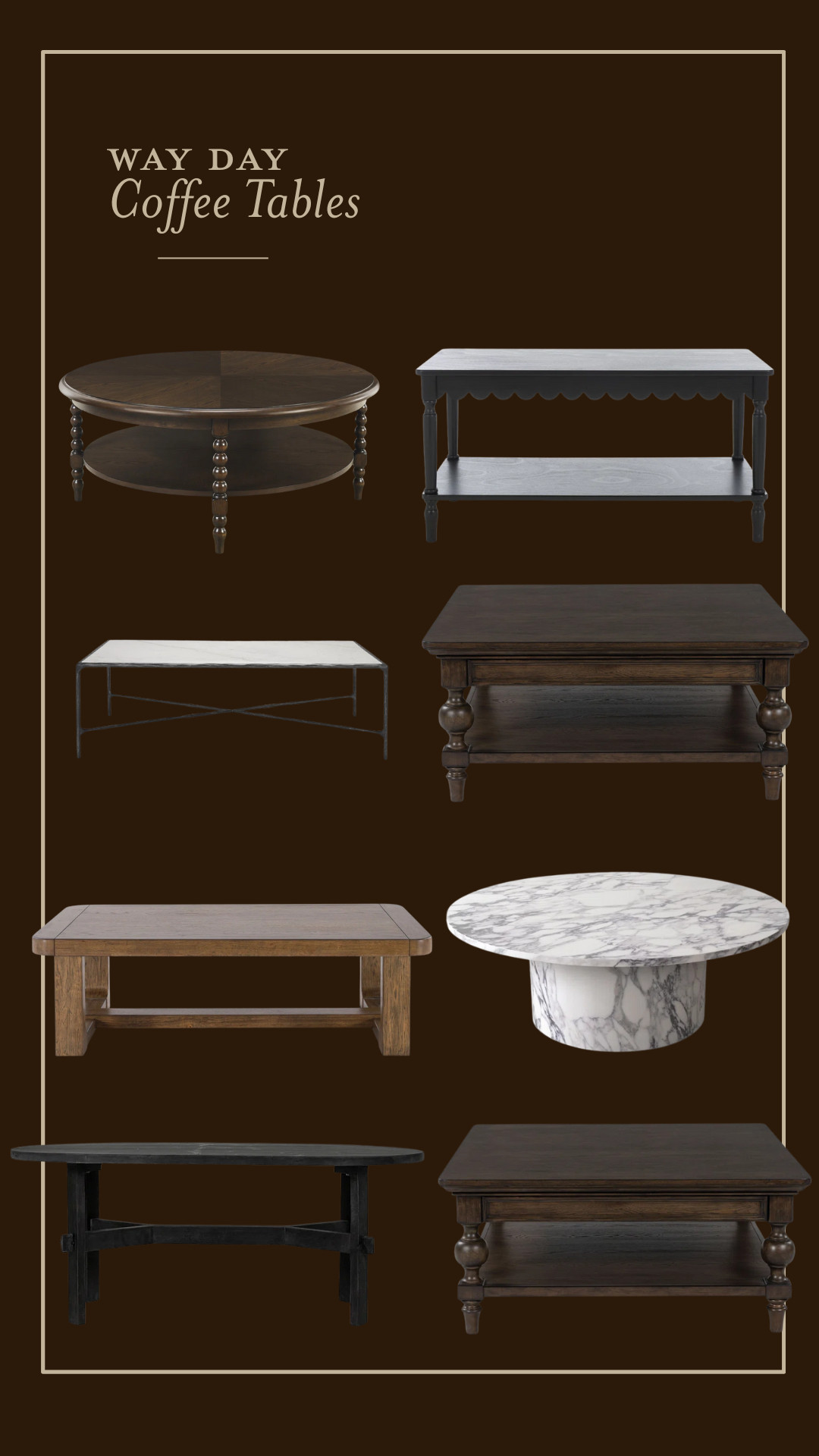 Way Day CLJ-Approved Coffee Tables  

 #LTKHome #LTKSaleAlert