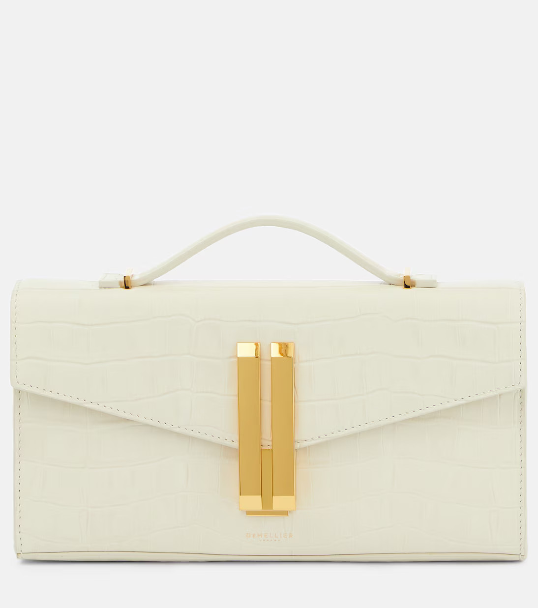 Vancouver croc-effect leather clutch | Mytheresa (UK)
