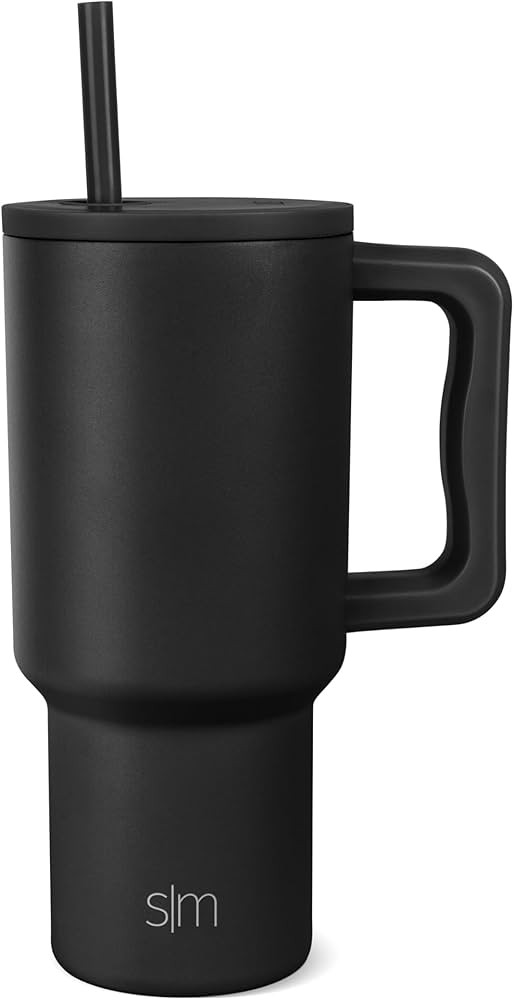 Simple Modern 30 oz Trek Tumbler with Handle and Straw Lid | Cup Holder Friendly Insulated Stainl... | Amazon (US)