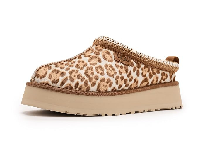 UGG Tazz Plains Women's Slippers Felicity Leopard Jasmine : 10 B - Medium, Synthetic | Zappos.com