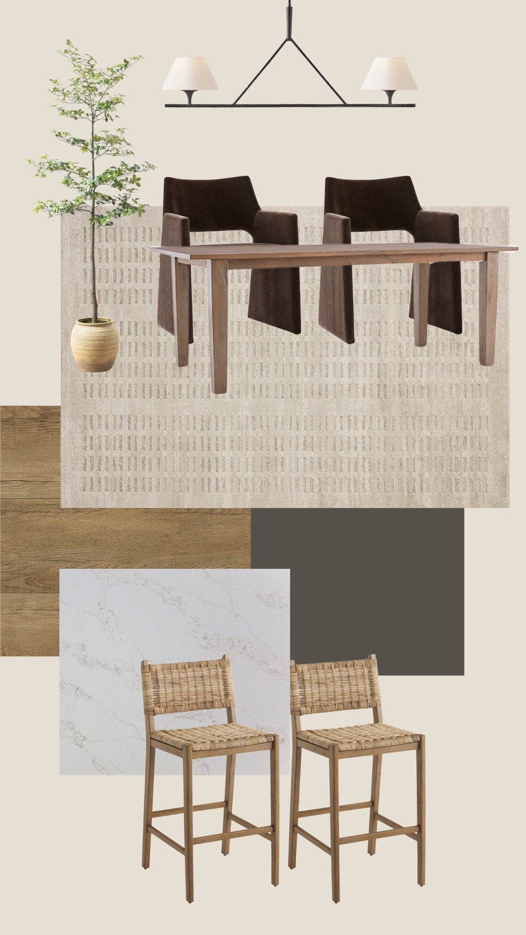 Dining room mood board 🤎

#LTKHome #LTKSaleAlert #LTKStyleTip