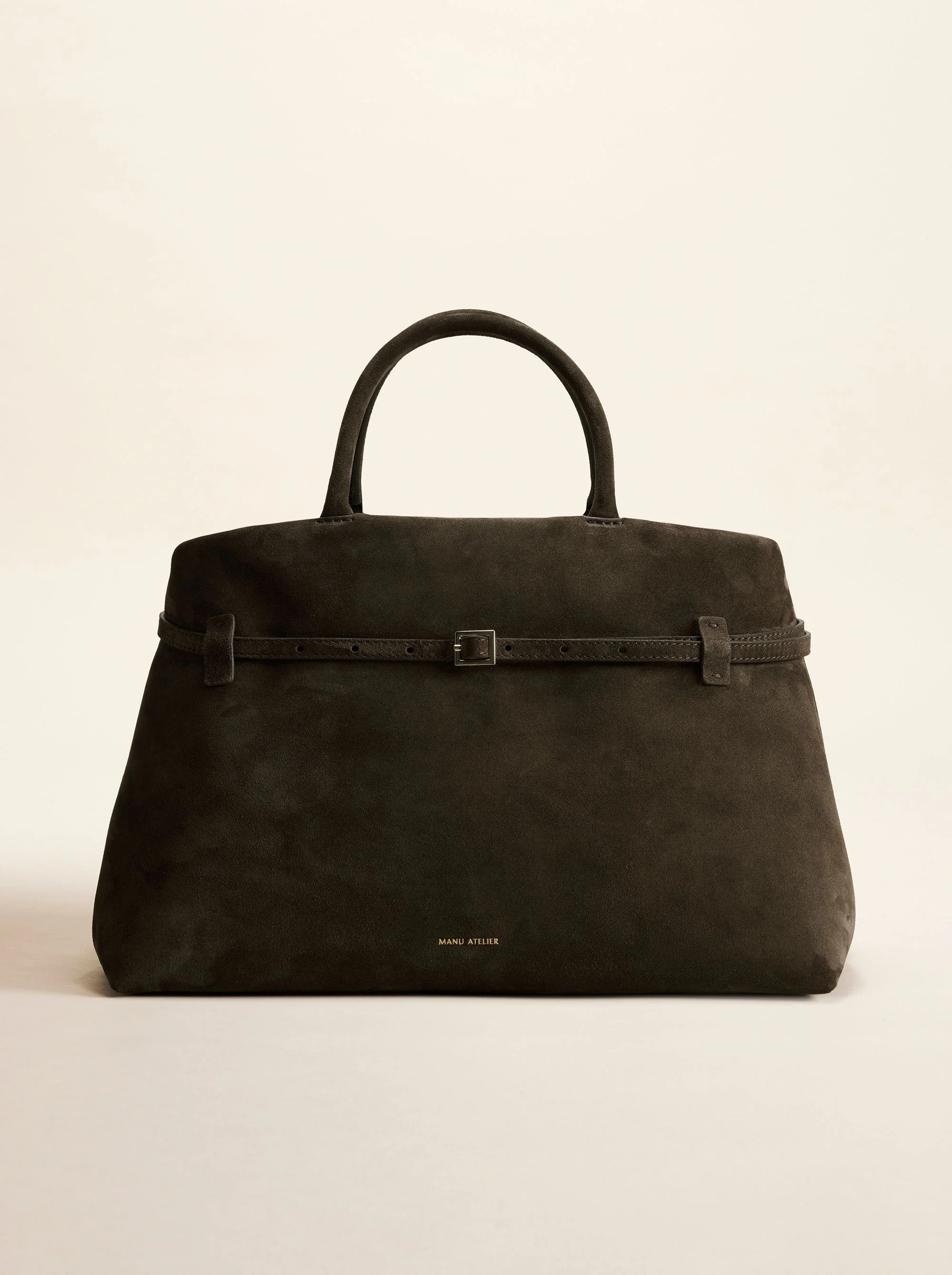 Le Cambon 40 Tobacco Green Suede | Manu Atelier