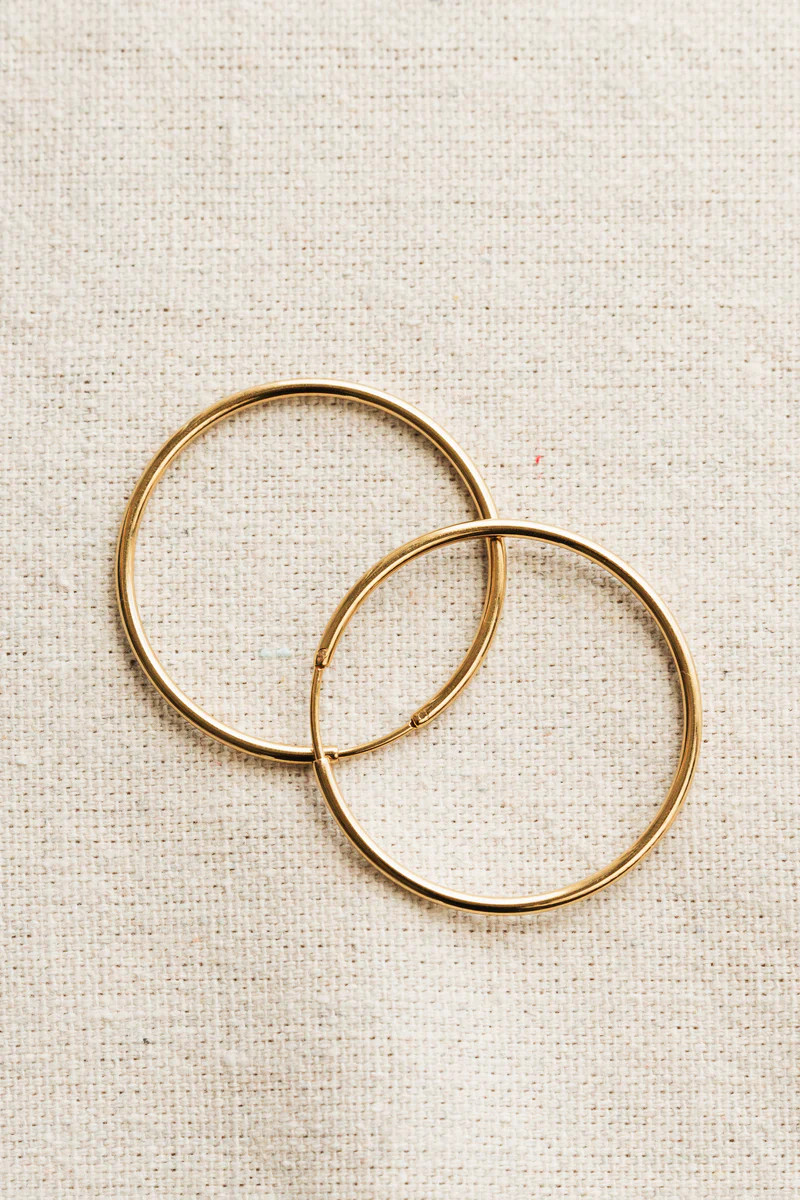 The Goldie Hoop 40MM | Carly Jean Los Angeles