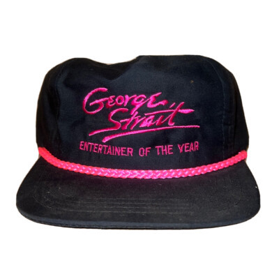 Vintage George Strait SnapBack Hat Entertainer Of The Year - Country  Music 90s  | eBay | eBay US