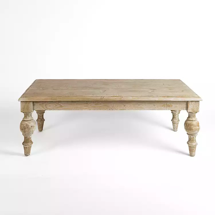 Whitewashed Gabby Coffee Table | Kirkland's Home