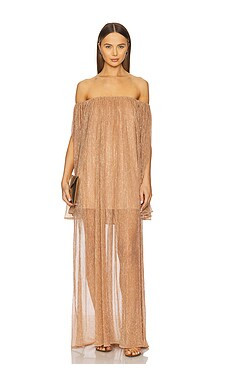 CAROLINE CONSTAS Corinthia Gown in Marigold from Revolve.com | Revolve Clothing (Global)