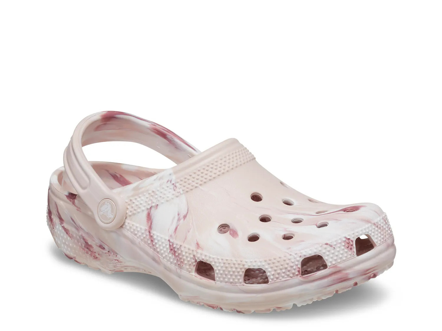 Crocs Classic Marbled Clog | Men | Women's | Ivory/Pink Marbled | Size Women's 11 / Men's 9 | Clogs | Slingback | DSW