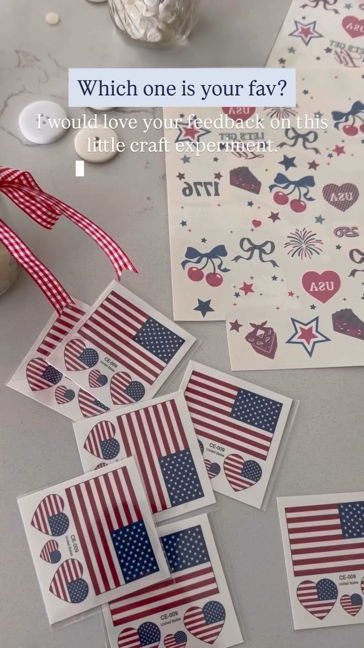 I would love your feedback on this little craft experiment. Which one is your fav?