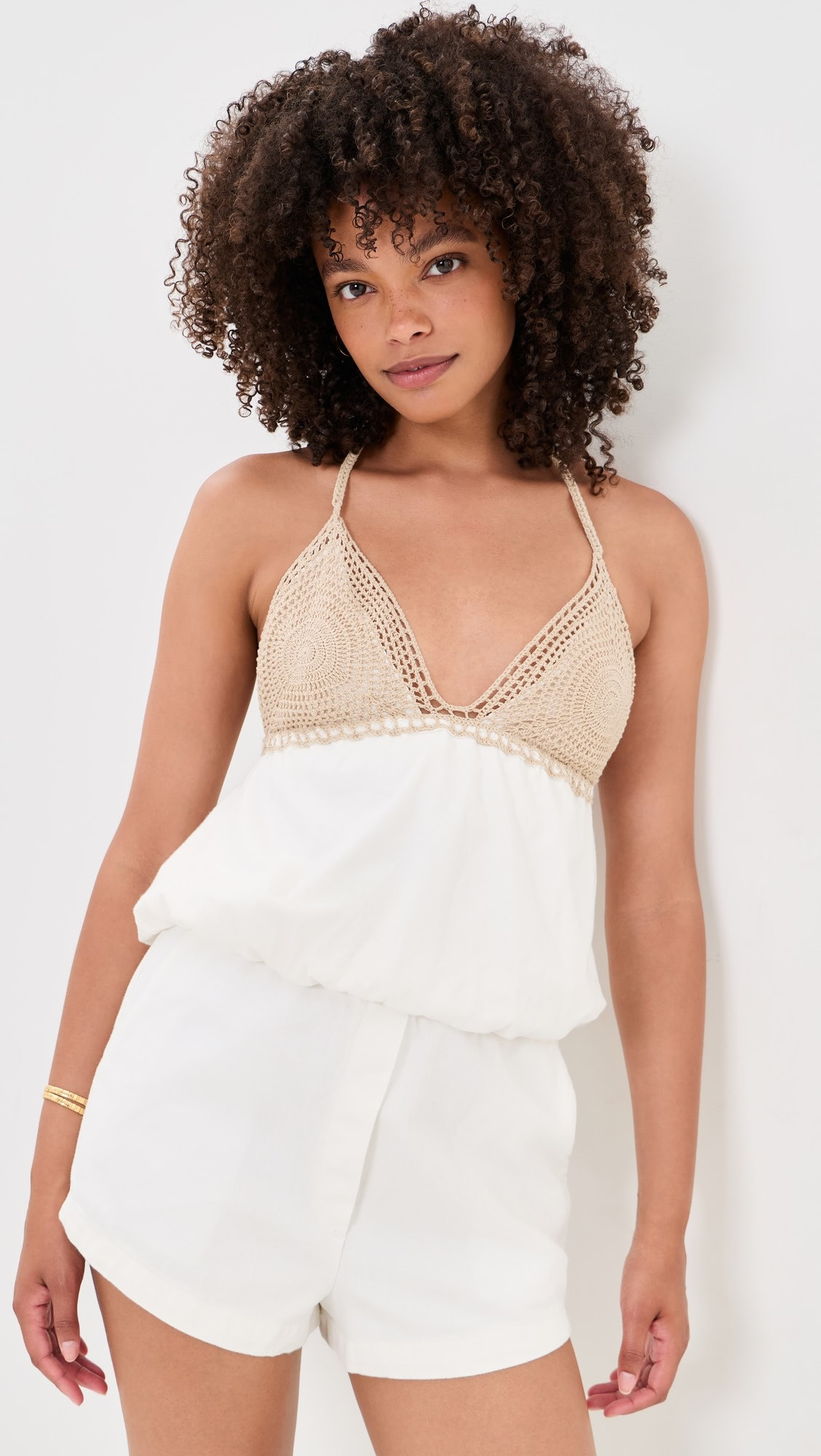 Crochet Bodice Halter Top | Shopbop