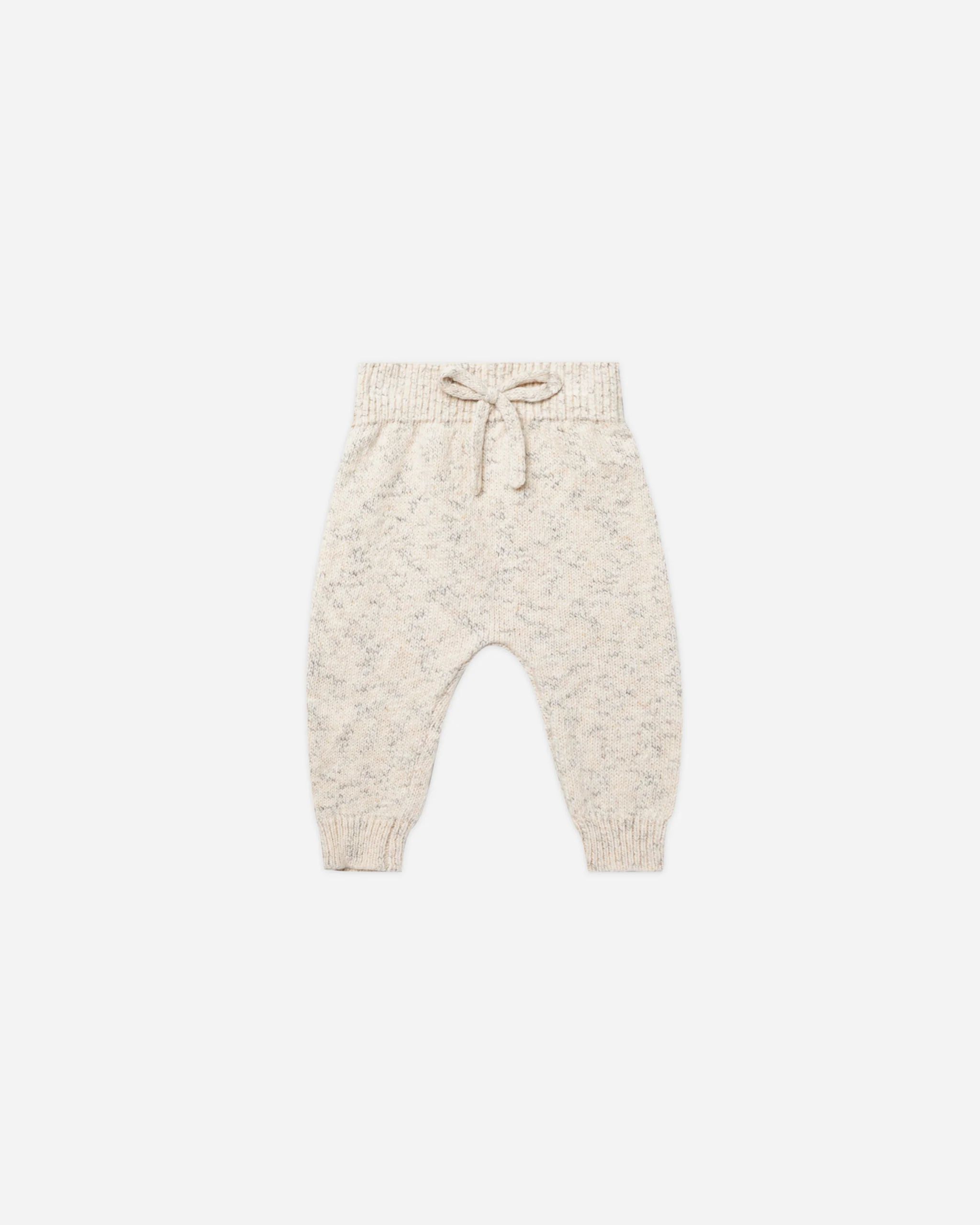 Speckled Knit Pant || Natural | Rylee + Cru