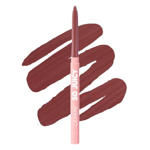 ColourPop So Juicy Plumping Lip Liner with Peptides - Long Lasting Lip Liner for Visibly Plumped & Shaped Lips - Enriched with Smoothing Ceramides & Peppermint - Group Chat (0.01 oz) | Amazon (US)