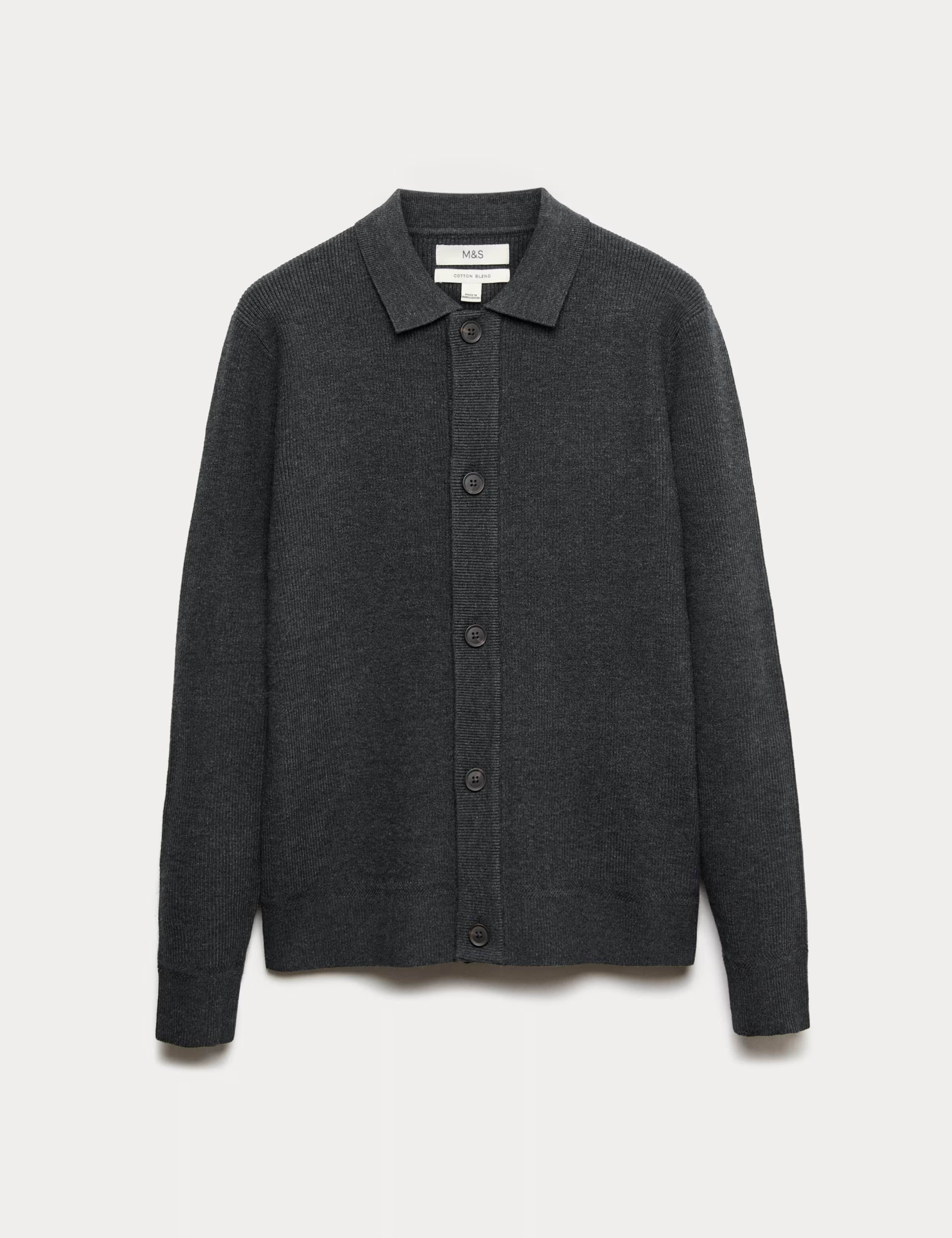 Cotton Blend Knitted Jacket | Marks & Spencer (UK)