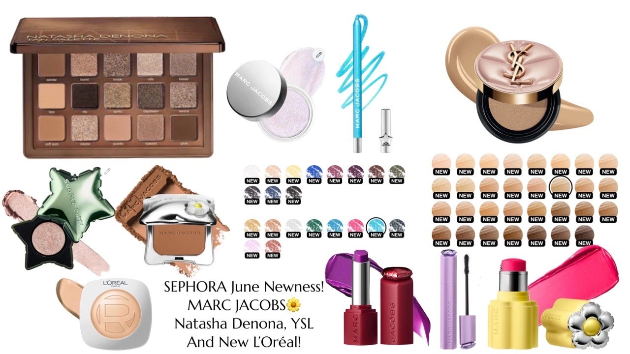 ALL NEW AT SEPHORA!!! New March Jacob’s Beauty. Eyeliners, Mascara, Bronzer, Lips, Eyes, and Highlight.  On App 5/31. On Site 6/1.
YSL Beauty Skin Affair Soft Glow Cushion Foundation.
Natasha Denona Tan Palette. NEW on Amazon! L’Oréal Hyaluron Tinted Balm Foundation💕

#LTKBeauty #LTKOver40