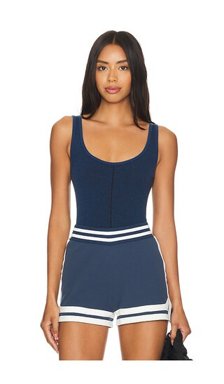 Classic Wool Bodysuit in Ocean | Revolve Clothing (Global)