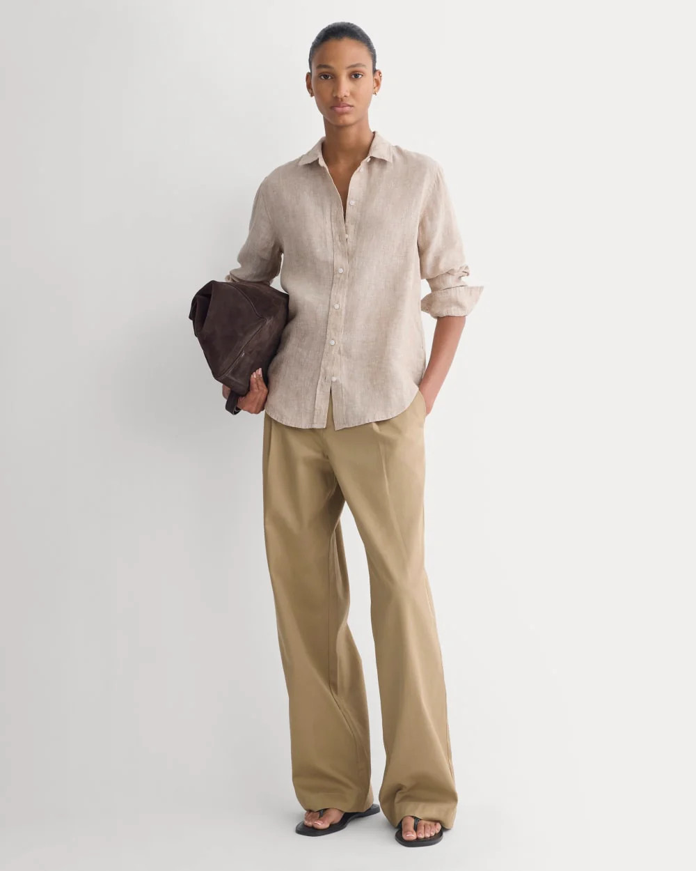 The Must-Have Shirt in Linen | Cornstalk Chambray | Everlane