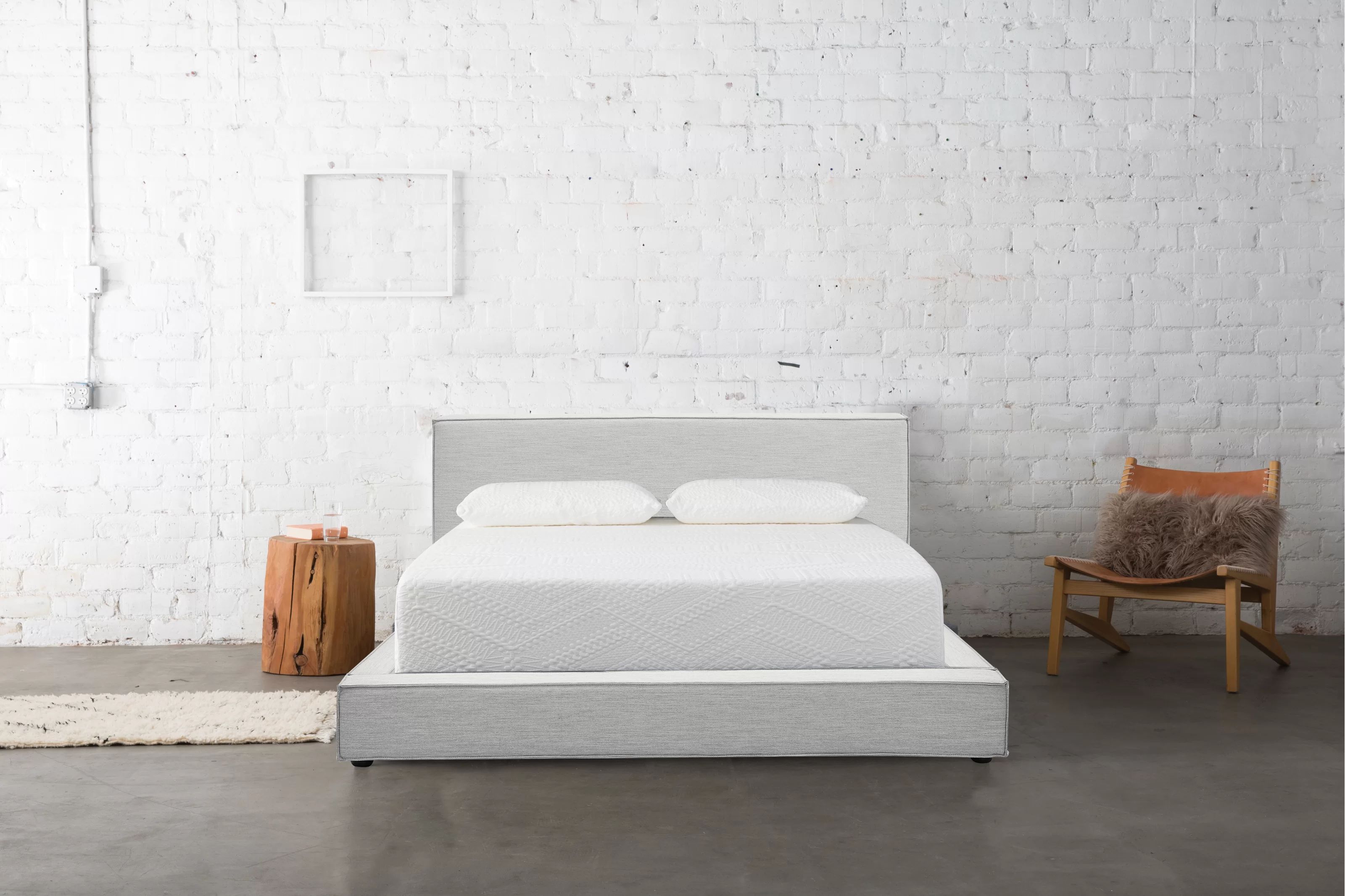 Pixel Upholstered Low Profile Platform Bed | Wayfair Professional