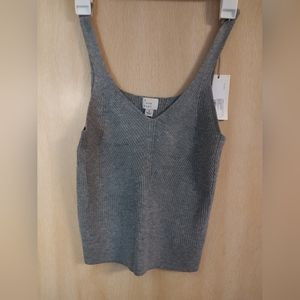 Women's Fine Gauge Sweater Tank - A New Day Gray Small | Poshmark