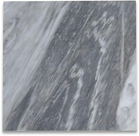 Stone Center Online Bardiglio Gray Marble 12x12 Tile Polished Kitchen Bath Wall Floor Backsplash ... | Amazon (US)