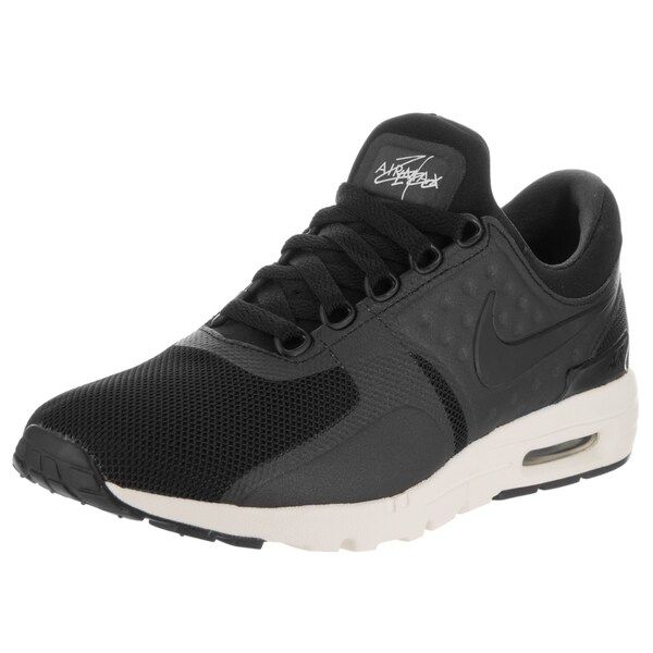 Nike Women's Air Max Zero Black Synthetic Leather Running Shoes | Bed Bath & Beyond