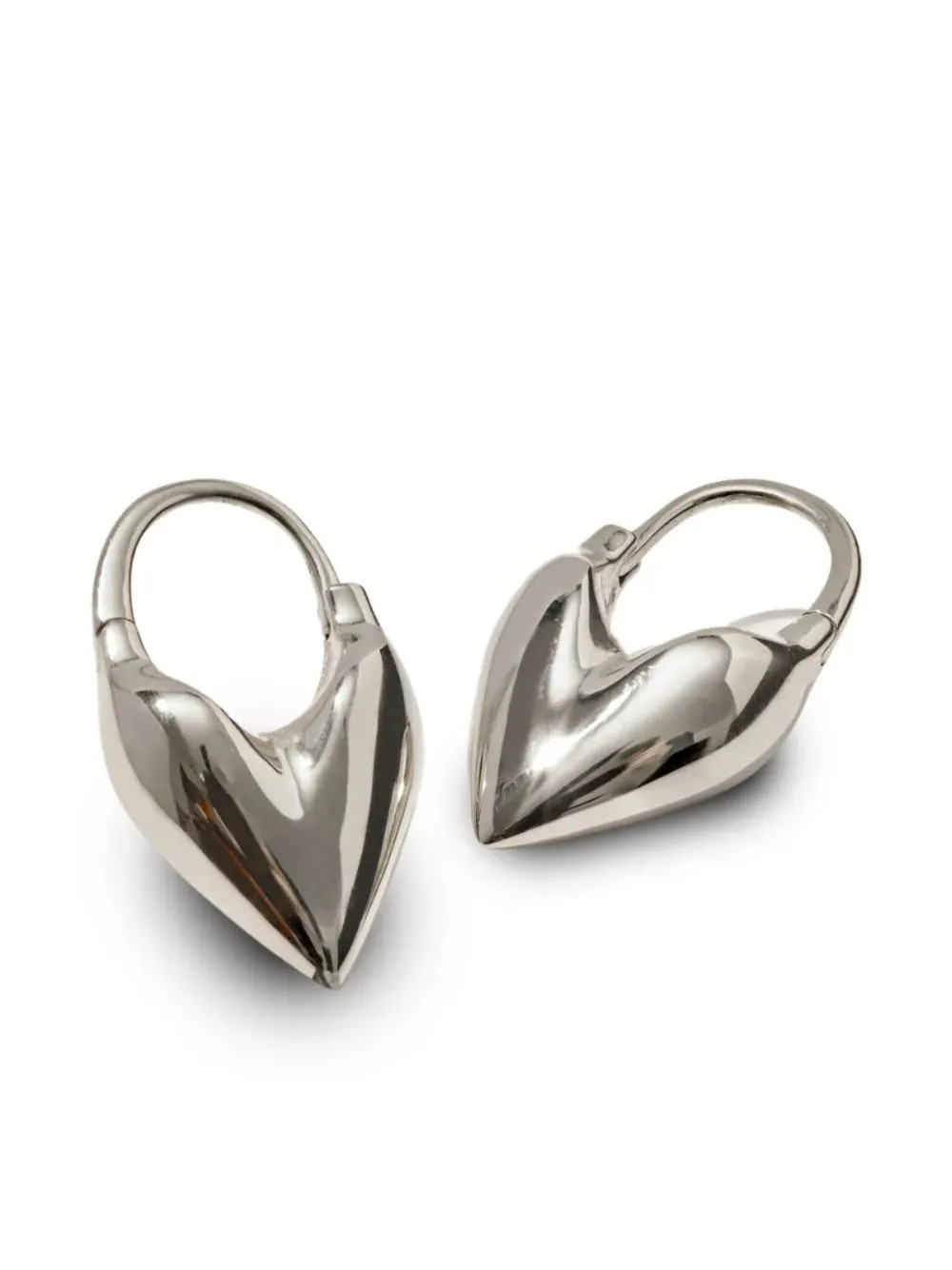 Otiumberg heart-motif Hoop Earrings | Silver | FARFETCH UK | Farfetch Global