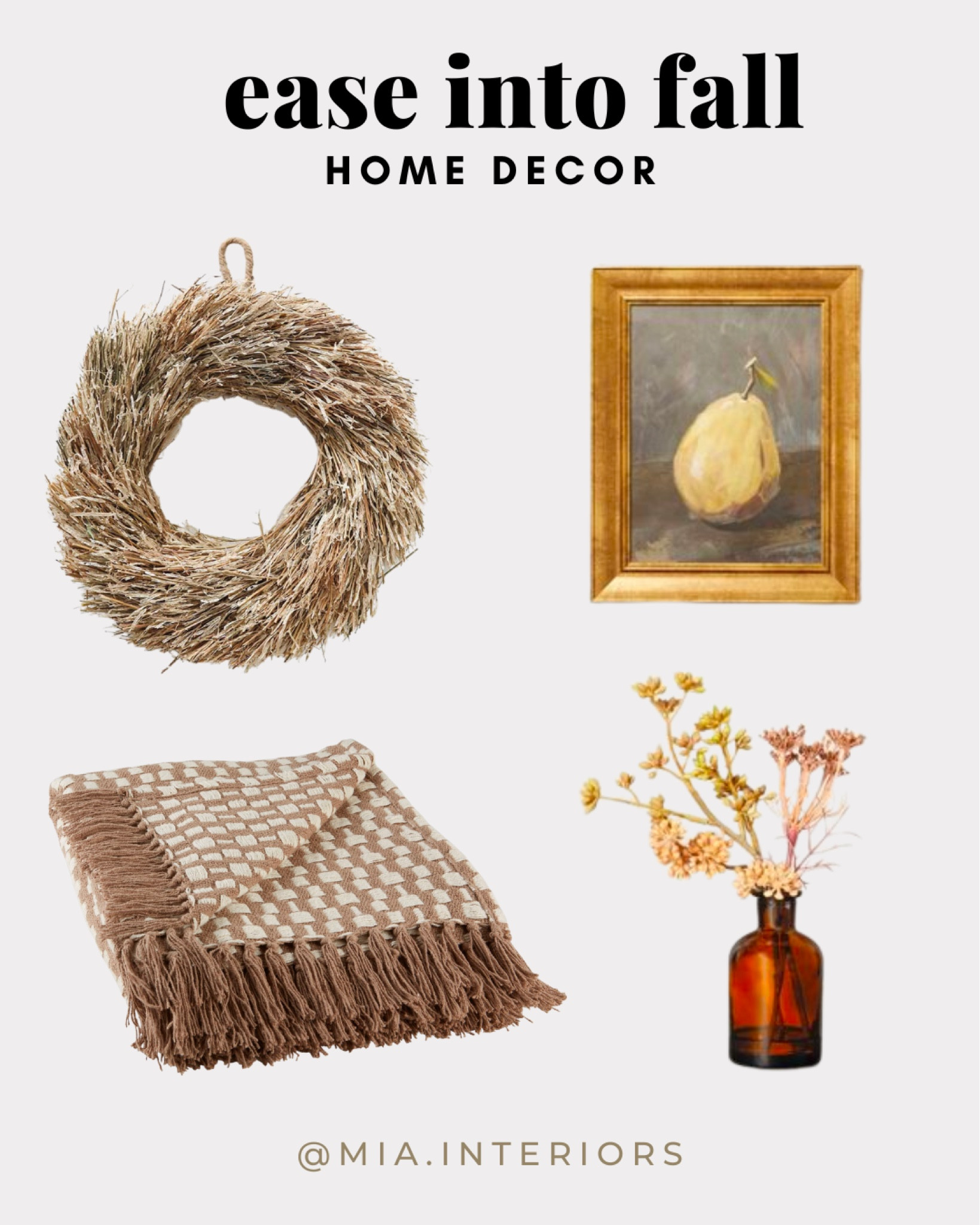 Not quite ready for pumpkins and fall leaves? Here’s some decor pieces to slow the transition, and that you can even keep up all year long! 

#LTKhome #LTKSeasonal #LTKstyletip
