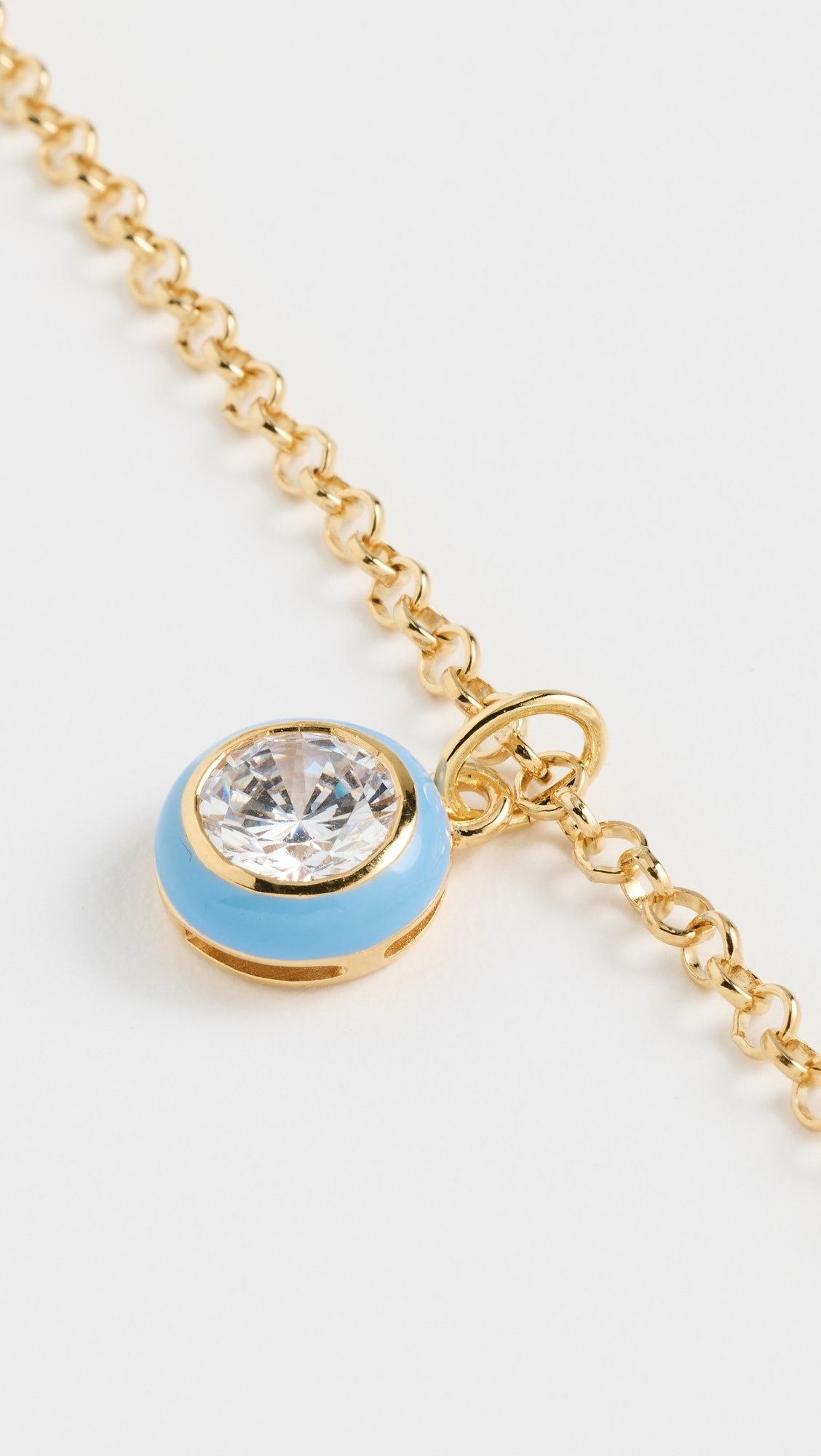 Enamel Bezel Necklace | Shopbop