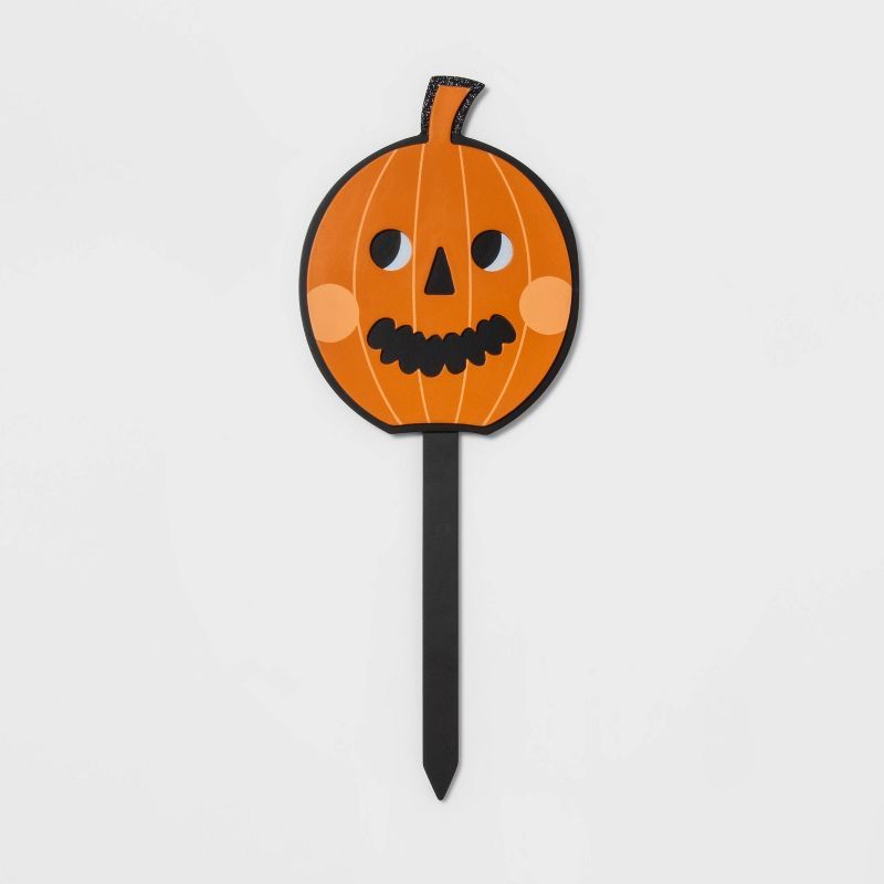 Pumpkin Face Halloween Decorative Yard Stake - Hyde & EEK! Boutique™ | Target