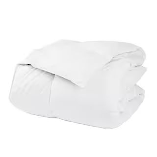 The Company Store LaCrosse Medium Warmth White Queen Down Comforter 11003B-Q-WHITE - The Home Dep... | The Home Depot