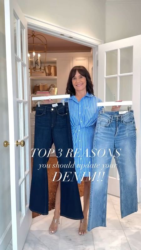 TOP 3 REASONS YOU SHOULD UPDATE YOUR DENIM! 👖

To SHOP these looks, type the word “LINKS” in the captions below! ✨

1 - current styles help you stay on trend! 

2 - new denim refreshes all your spring outfits! 

3 - denim is the starting piece of every outfit 

How many jeans do we really need? Type links and find out!! 


#LTKover40 #LTKstyletip #LTKVideo