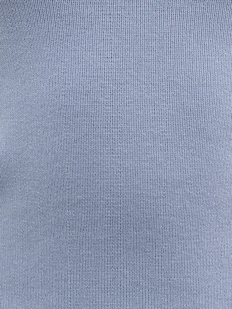 Ali Scoop Neck Knit Top - Blue | Pretty Lavish (UK)