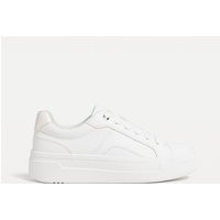 Stradivarius White platform trainers WHITE 4 | Stradivarius (UK)