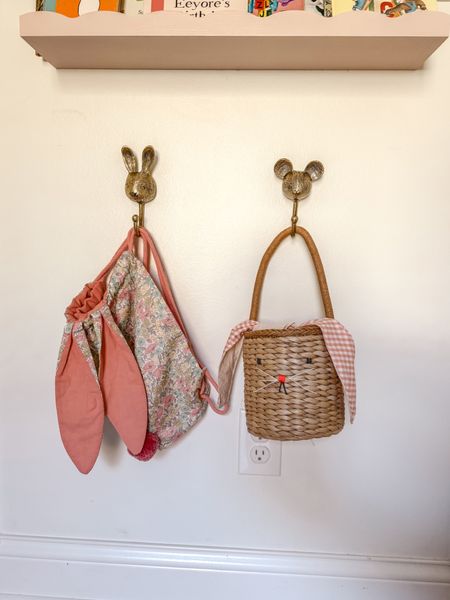 Meri Meri floral bunny drawstring bag + gingham + seagrass bunny basket // Easter // kids // baby // girls // spring // playroom // accessories 

#LTKhome #LTKkids #LTKSeasonal