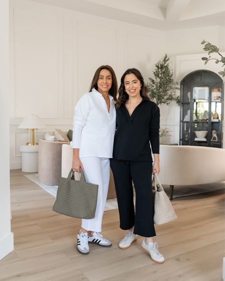 The best, most comfortable travel sets! Love the amazing quality and fit of these @frankandeileen sets. They come in multiple colors and are made with sustainable materials. We are both wearing size S #frankandeileenpartner #wearloverepeat

#LTKTravel #LTKOver40 #LTKStyleTip