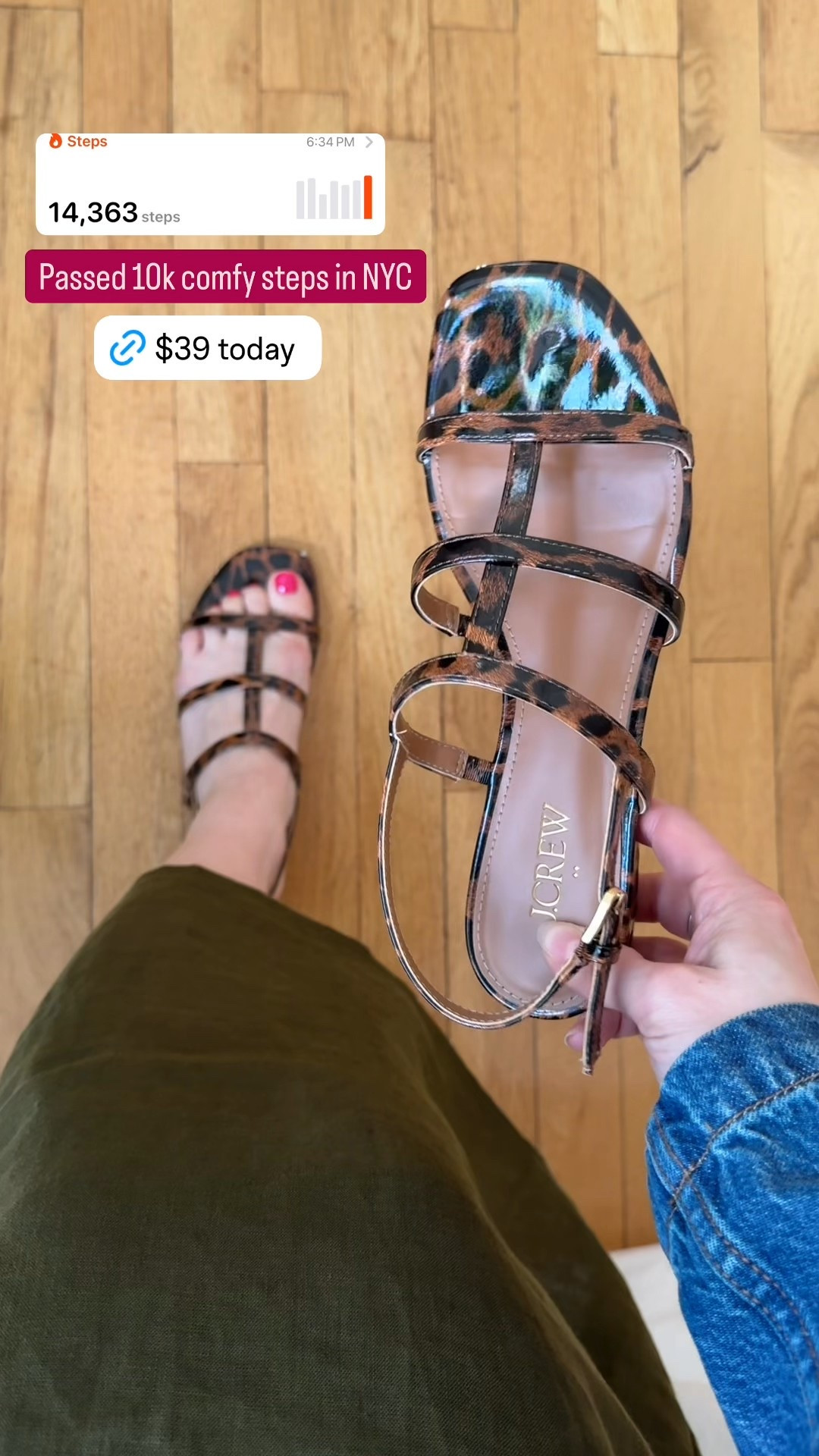 10k step tested $39 leopard print fisherman sandals 

Runs tts! Summer sandals




#LTKSaleAlert #LTKSummerEdit #LTKShoeCrush