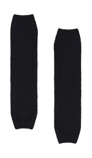 Amour Knit Arm Warmers in Black | Revolve Clothing (Global)