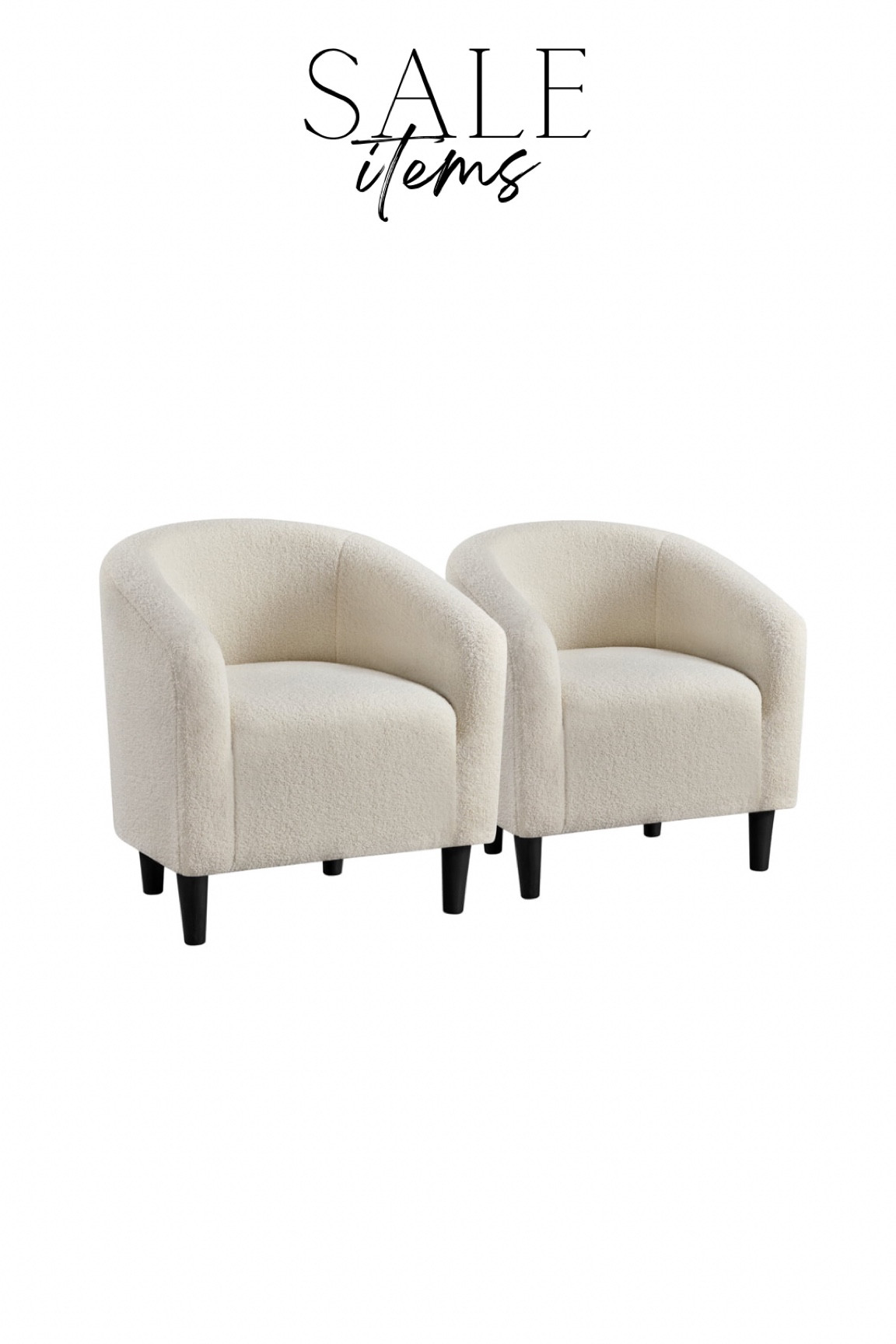 Ivory boucle barrel accent chair set of 2

#LTKFind #LTKsalealert #LTKhome