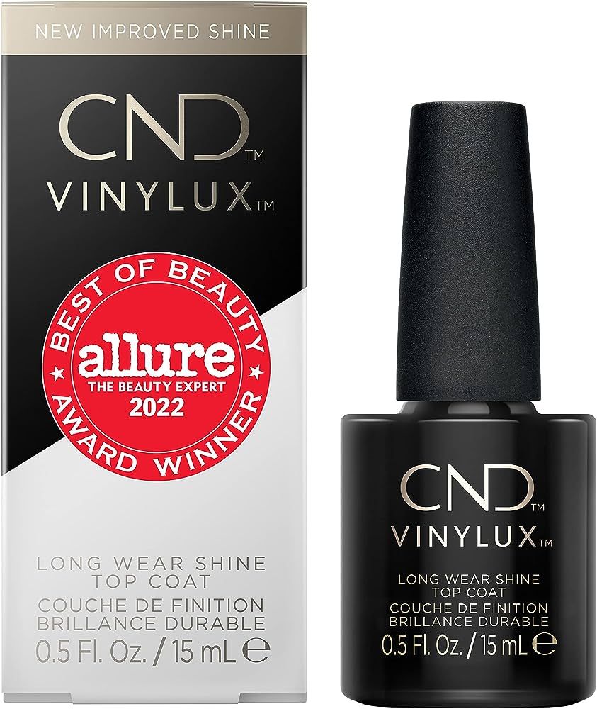 Top Coat Longwear Nail Polish by CND, Gel-like Shine & Chip Resistant, High Gloss, 0.5 Fl Oz | Amazon (US)