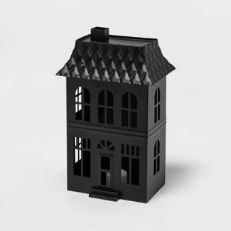 Metal Haunted Townhouse Halloween Decorative Sculpture - Hyde & EEK! Boutique™ | Target