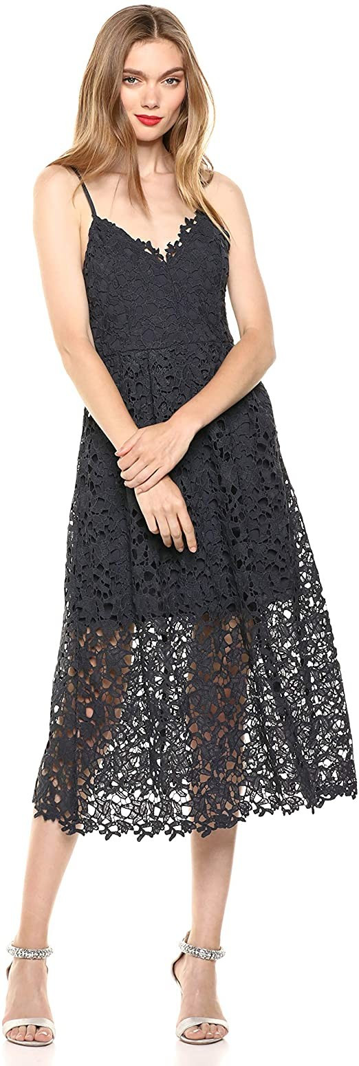 ASTR the label Women's Sleeveless Lace Fit & Flare Midi Dress | Amazon (US)