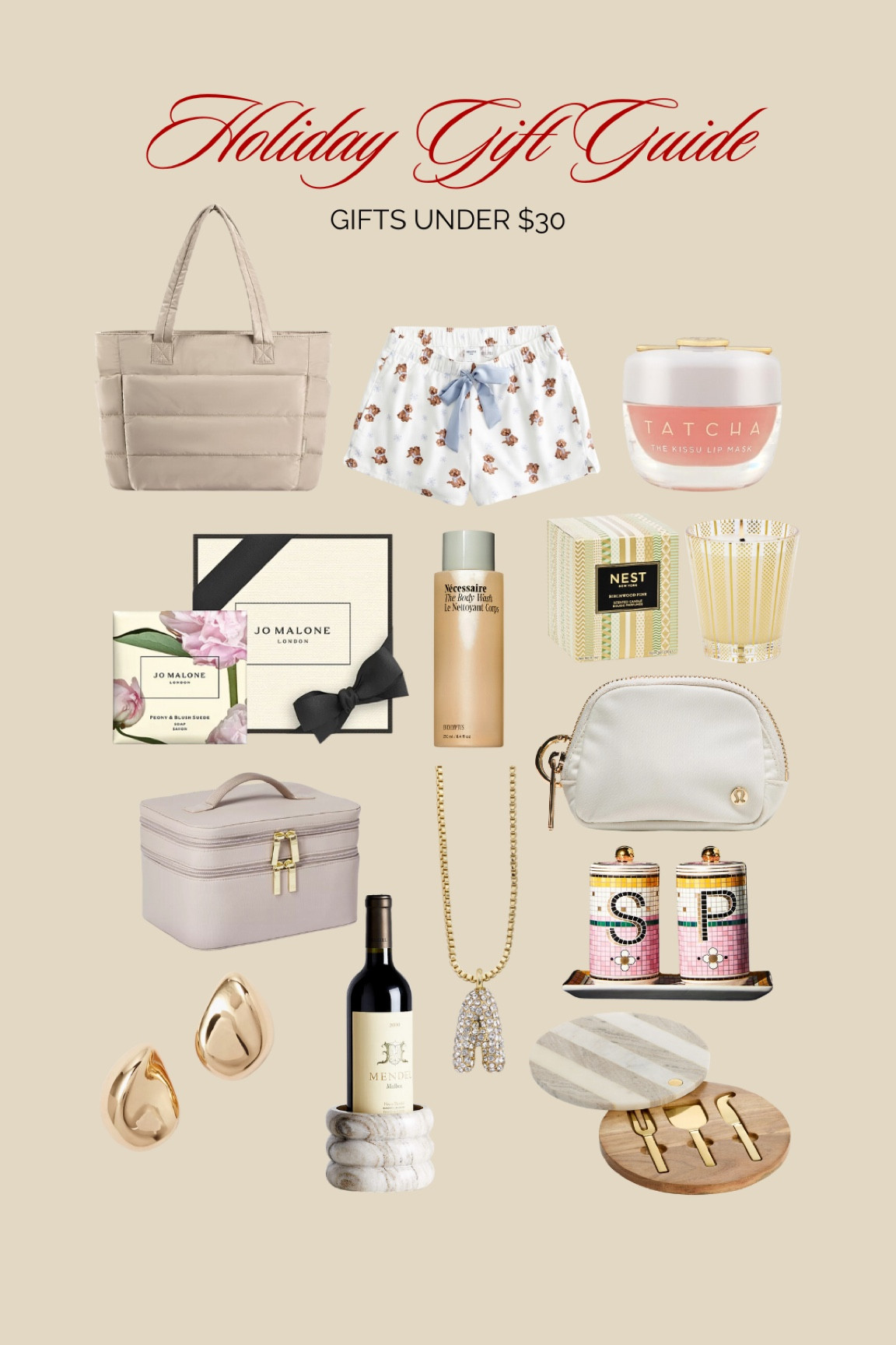 Gifts under $30! 

#LTKHoliday #LTKGiftGuide #LTKSeasonal