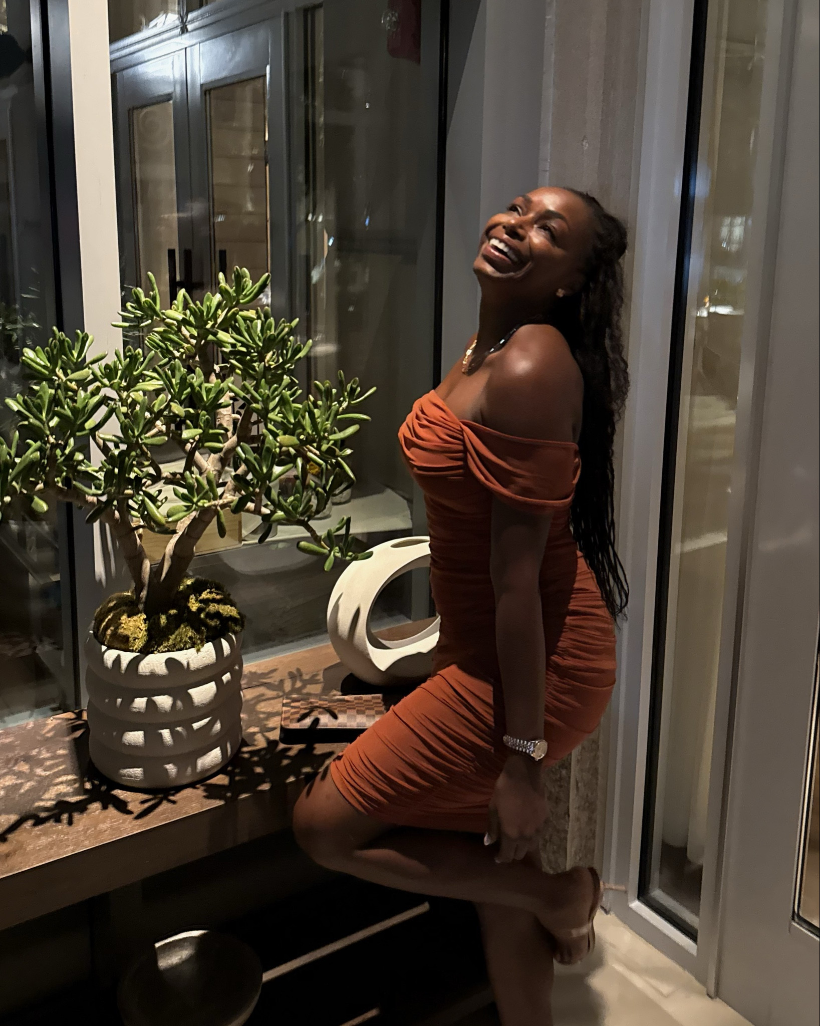 Fall dinner nights call for something bold. This burnt orange dress is giving all the autumn glow-up energy — pair it with gold accessories, soft curls, and a nude heel for the perfect evening look. 

#FallStyle #LTKfashion

#LTKStyleTip #LTKFindsUnder50