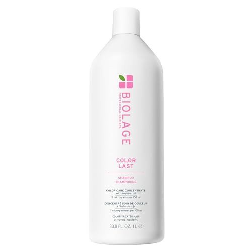 Biolage Color Last Shampoo - For Color-Treated Hair, Nourishes, Strengthens, Hydrates and Adds Shine, Soybean Oil & Stearic Acid, Paraben & Mineral Oil-Free, Vegan, 33.8 Fl Oz | Amazon (US)