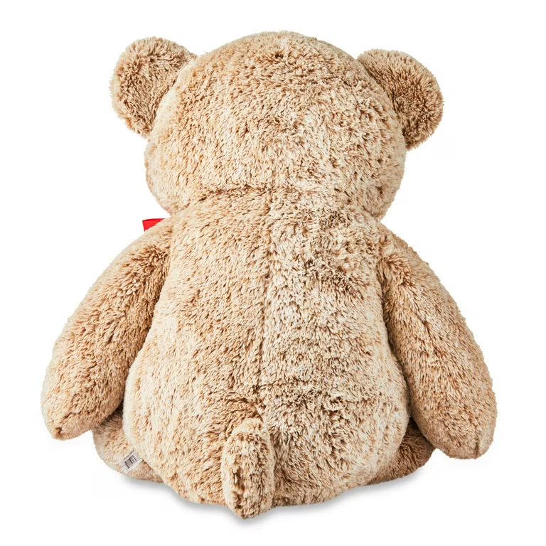 Valentine's Day 33" Brown Bear Child's Plush Toy by Way To Celebrate | Walmart (US)