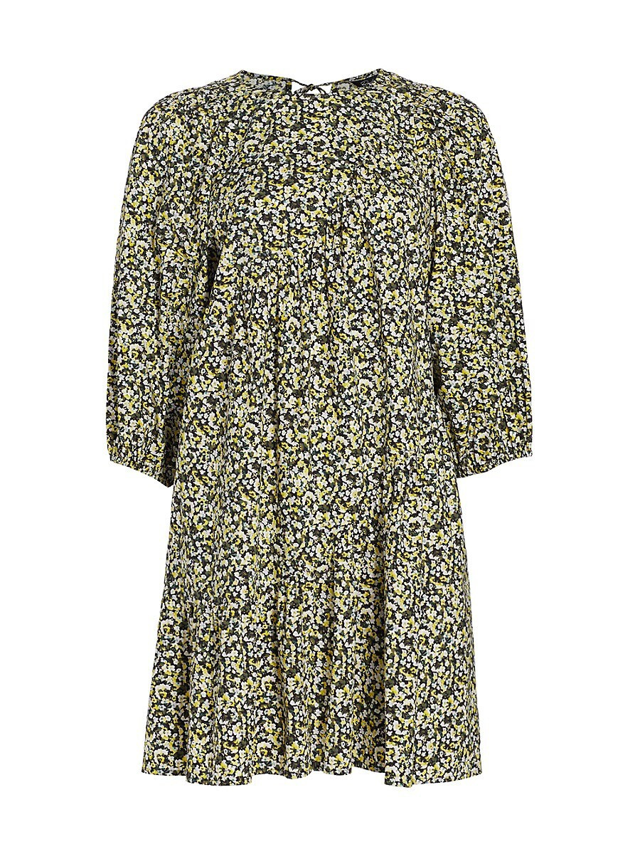 Rails Women's Louise Floral Tiered Mini Dress - Yellow Multi - Size S | Saks Fifth Avenue OFF 5TH