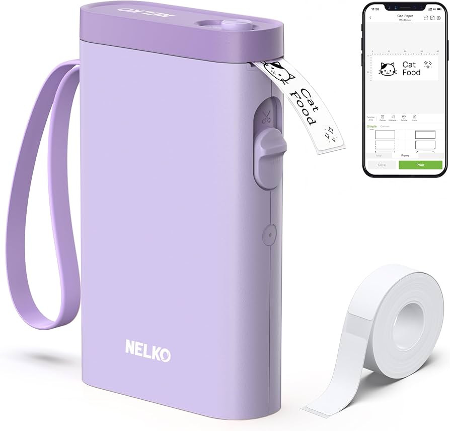 Nelko Label Maker Machine with Tape, P21 Bluetooth Label Printer, Wireless Mini Label Makers with... | Amazon (US)