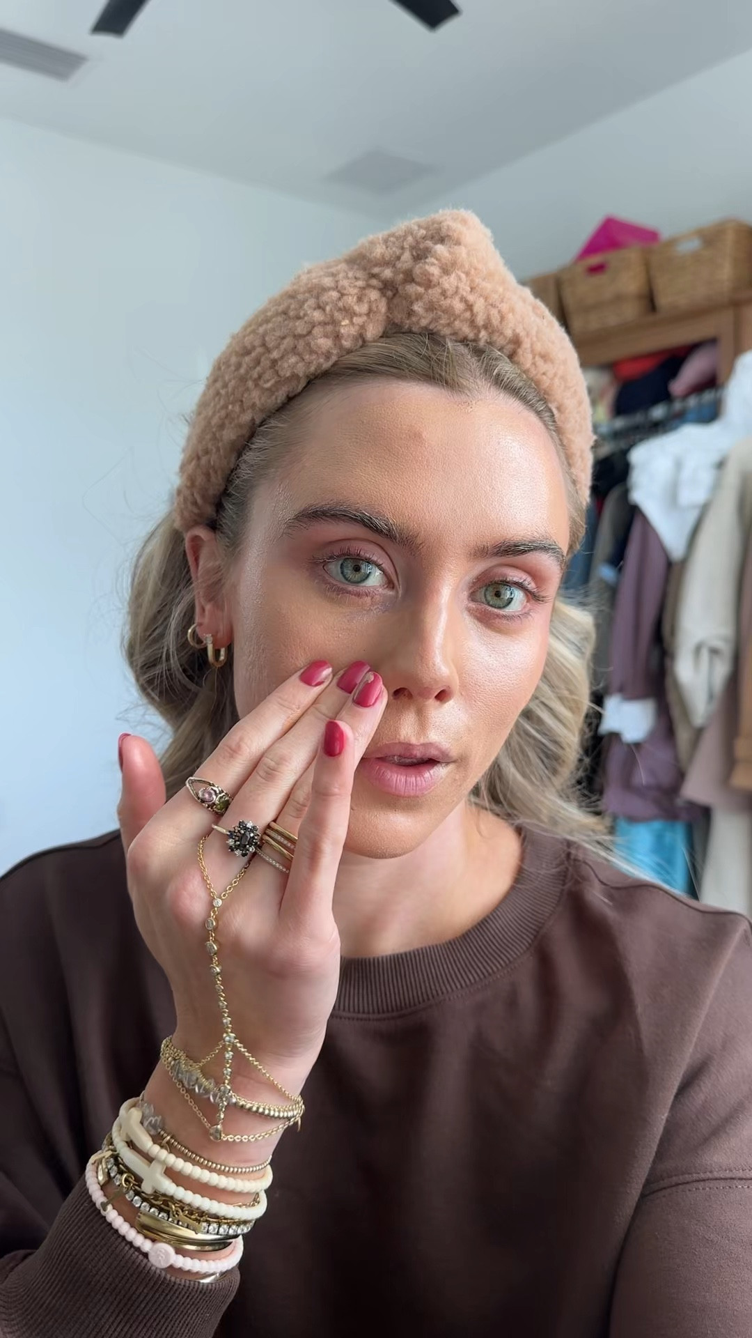 @Natasha Denona shade N6. Continuing the Bio-Mimetic technology in the bestselling HY-GLAM™ Concealer, Natasha formulates the HY-GLAM™ FOUNDATION — a medium-buildable, self-setting HY-BRID powered by Japanese Amino Acid Pigments, Korean technology and developed in world-leading Italian labs.

A radiant serum foundation for all skin types, with skincare benefits exceeding marketing efficacy levels to even skin tone, balance excess oil and reduce visible signs of aging — all with up to 18 hours of wear.

#LTKselfcare #LTKBeauty #LTKgrwm