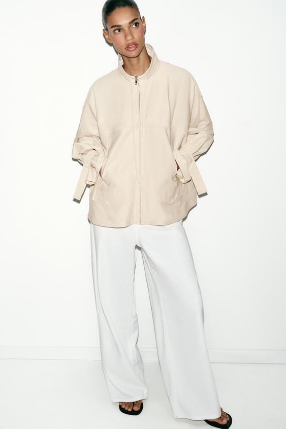 FLUID HIGH NECK JACKET | Zara US