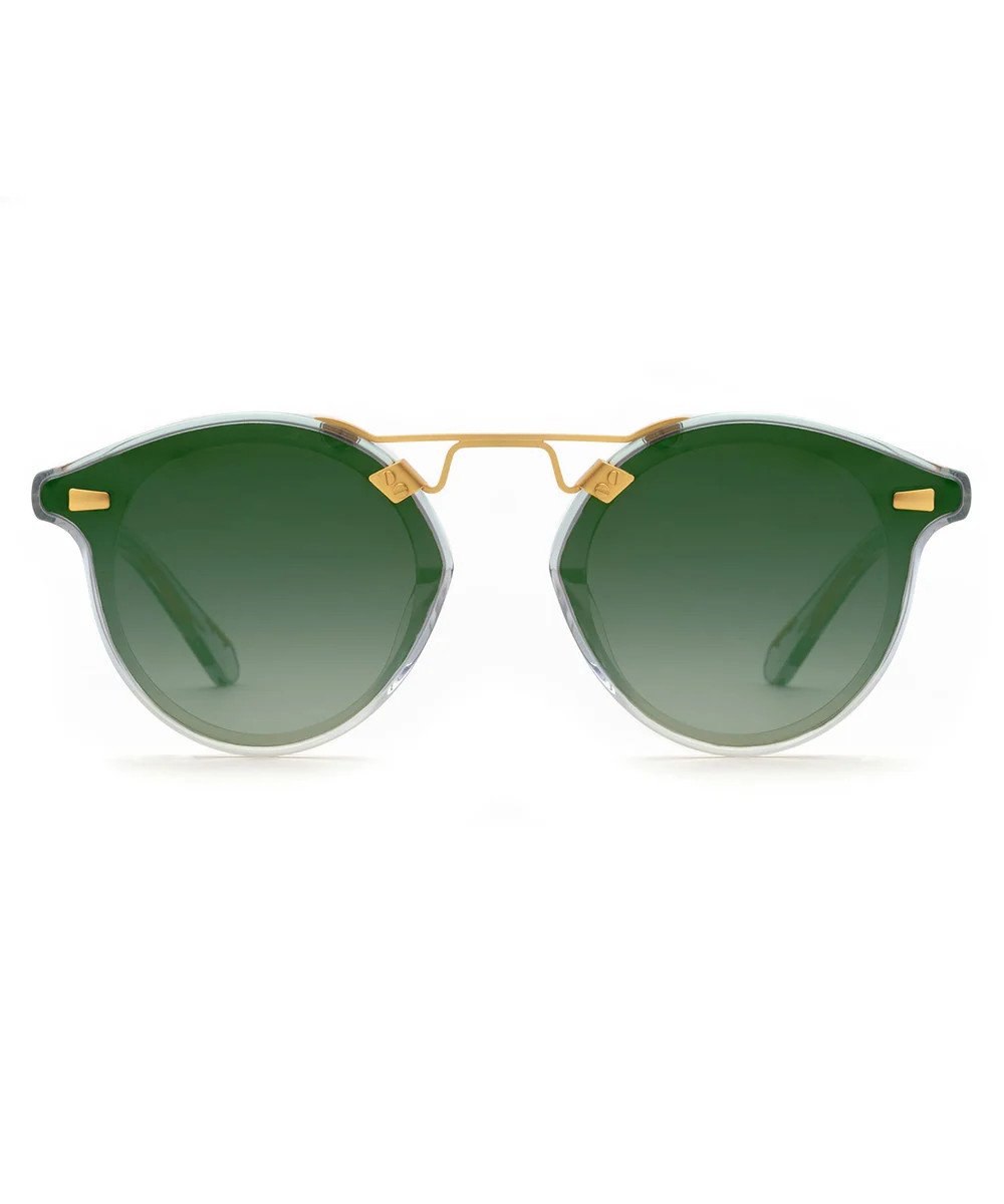 Matte Oyster to Crystal 24K Mirror Polarized | KREWE Eyewear